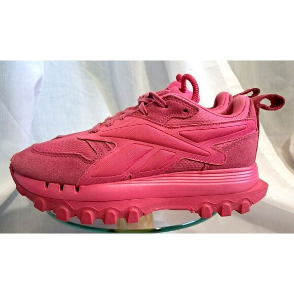 Reebok X Cardi B V2 Womens Fashion Shoes Sneakers Size 6 Hot Pink Fusion GW8876 - Picture 2 of 14